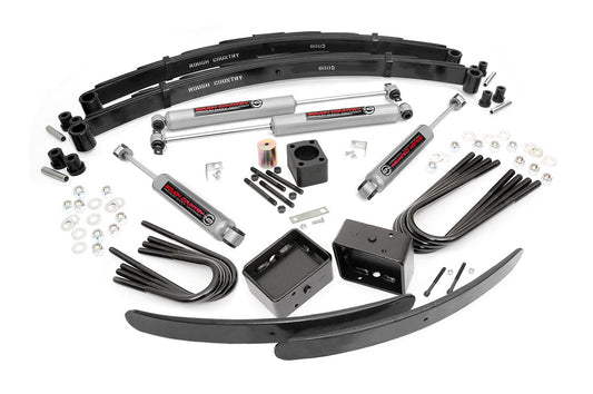 Rough Country 6 Inch Lift Kit | Rear Blocks | Chevy/GMC C30/K30 C35/K35 Truck 4WD (77-87)