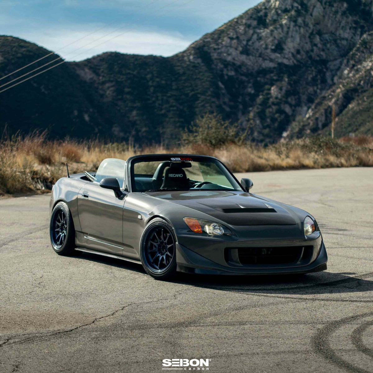 Seibon JS-Style Carbon Fiber Hood for 2000-2009 Honda S2000