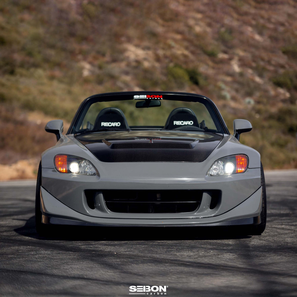 Seibon JS-Style Carbon Fiber Hood for 2000-2009 Honda S2000