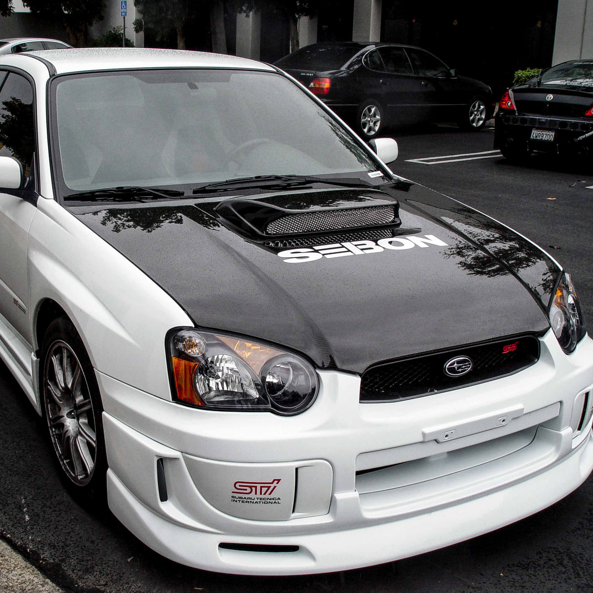 Seibon OEM-Style Carbon Fiber Hood for 2004-2005 Subaru Impreza/WRX / STi