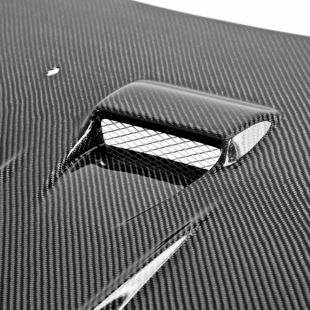 Seibon DV-Style Carbon Fiber Hood for 2008-2015 Mitsubishi Lancer EVO X