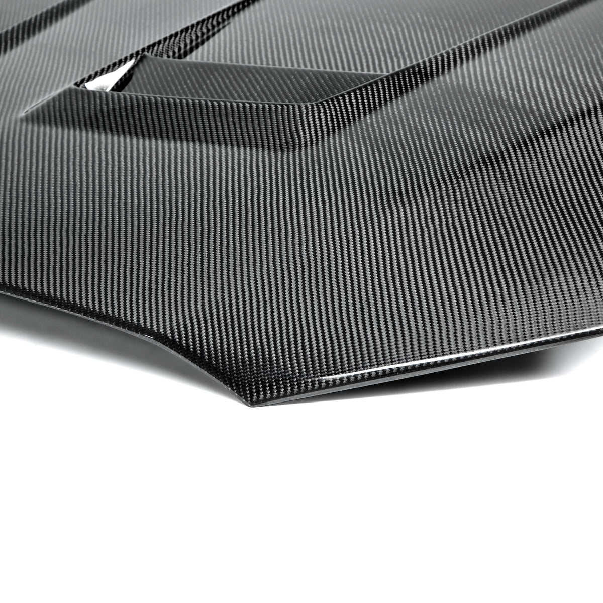 Seibon DV-Style Carbon Fiber Hood for 2008-2015 Mitsubishi Lancer EVO X
