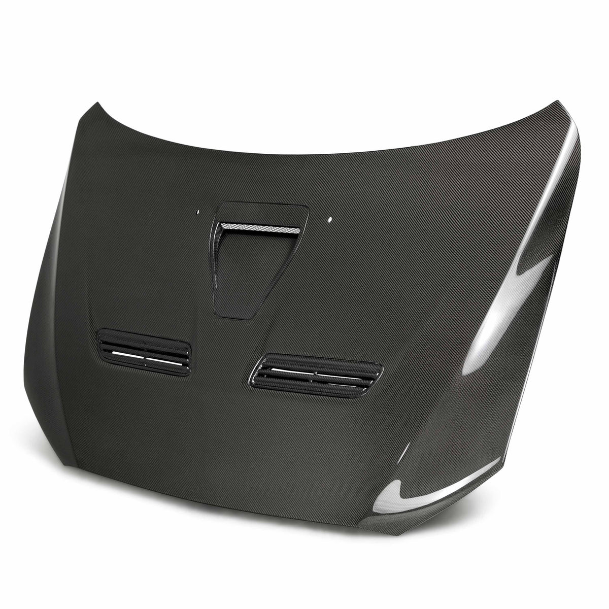 Seibon OEM-Style Carbon Fiber Hood for 2008-2015 Mitsubishi Lancer EVO X