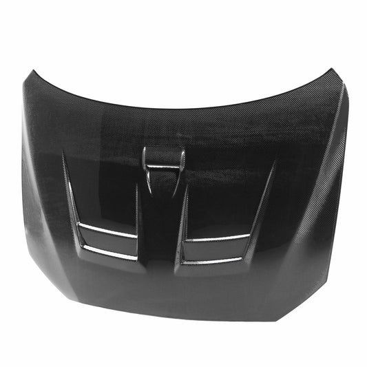 Seibon DV-Style Carbon Fiber Hood for 2008-2017 Mitsubishi Lancer