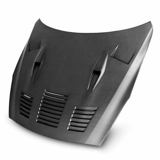Seibon GTII-style Dry Carbon Fiber Hood for 2009-2016 Nissan GT-R - Matte