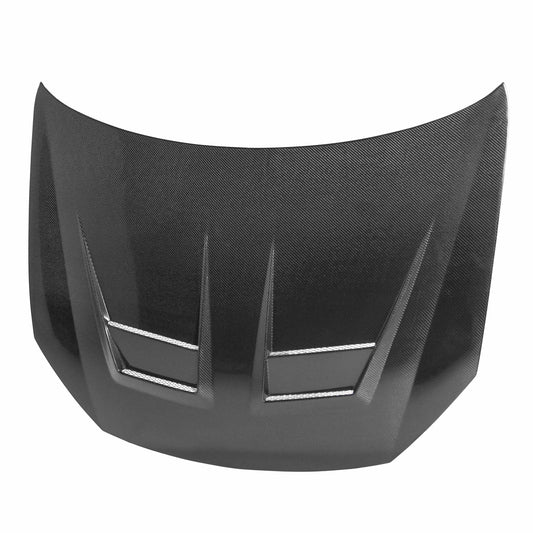 Seibon DV-Style Carbon Fiber Hood for 2010-2014 Volkswagen Golf / GTI (Shaved)