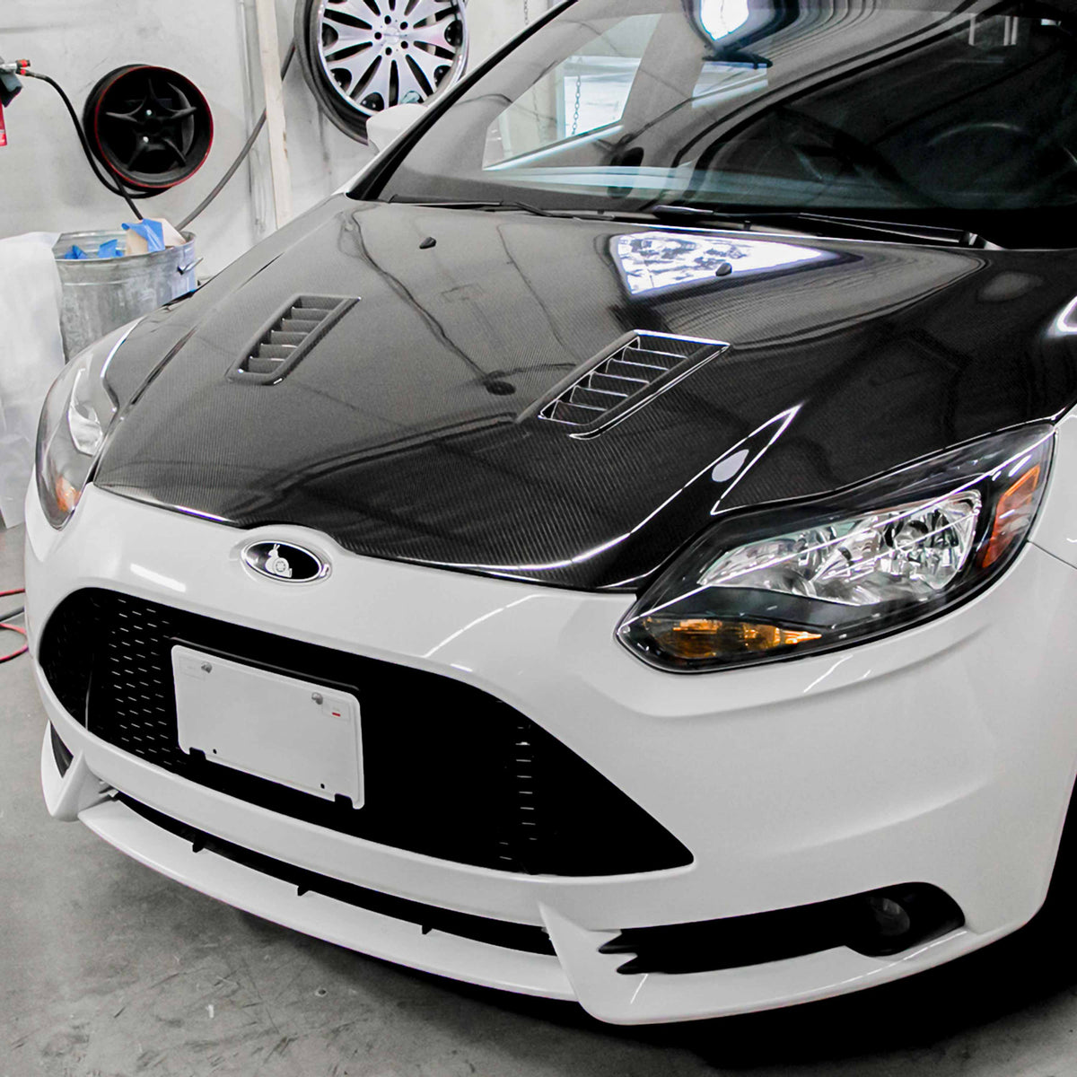 Seibon RS-Style Carbon Fiber Hood for 2012-2014 Ford Focus