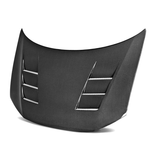 Seibon TS-Style Carbon Fiber Hood for 2012-2013 Honda Civic Coupe and 2012 Honda Civic Sedan