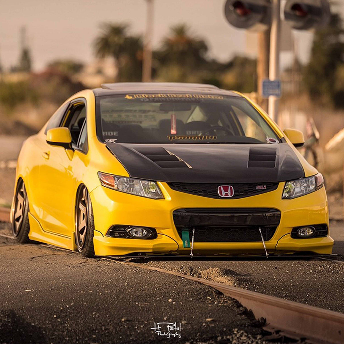 Seibon TS-Style Carbon Fiber Hood for 2012-2013 Honda Civic Coupe and 2012 Honda Civic Sedan