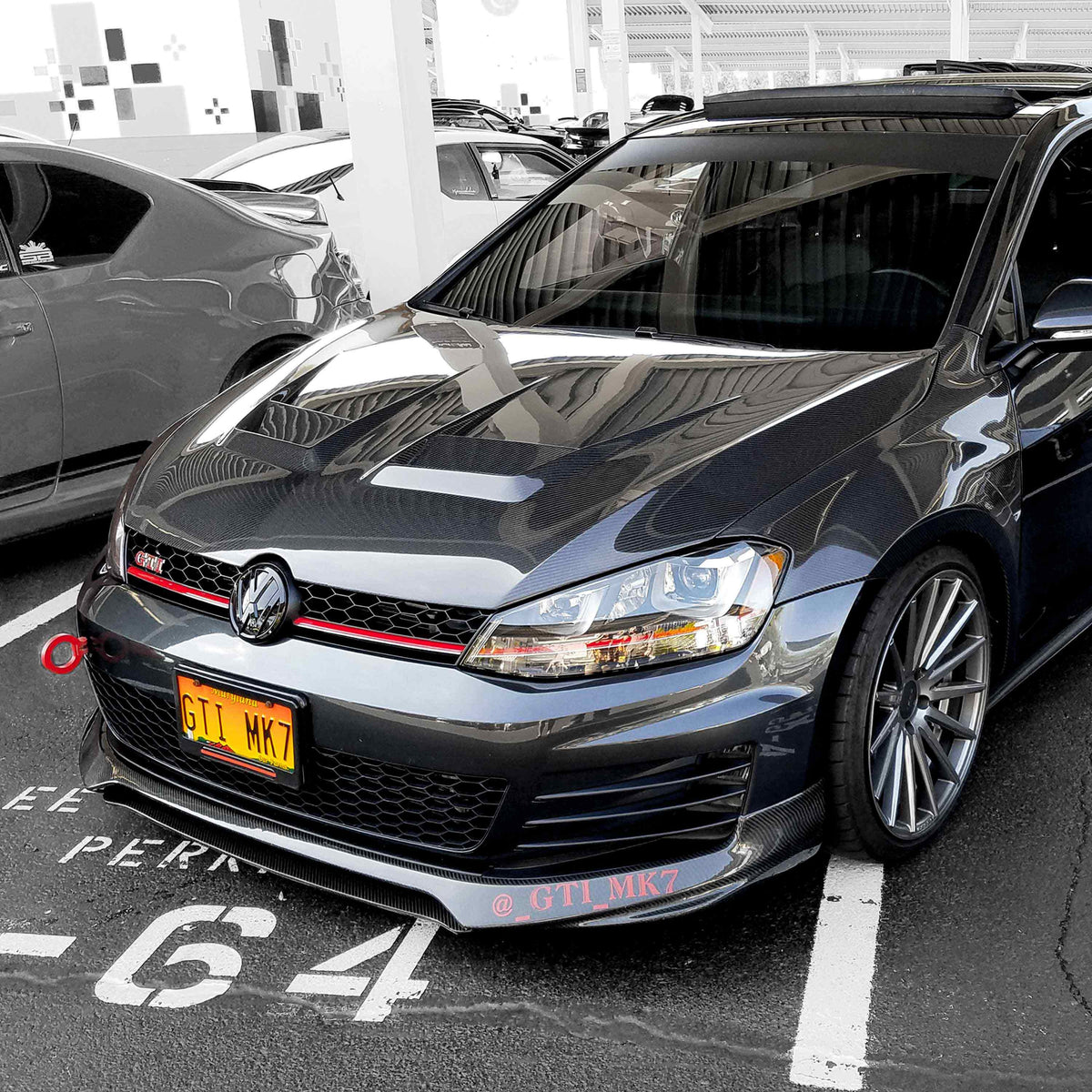 Seibon DV-Style Carbon Fiber Hood for 2015-2021 Volkswagen Golf / GTI / R