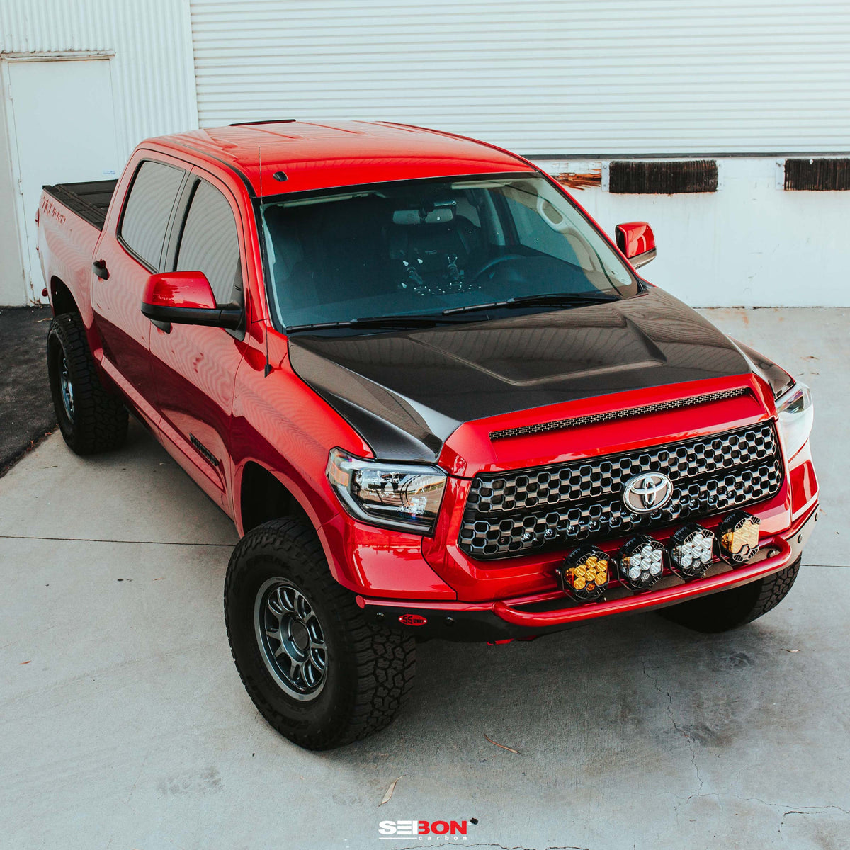 Seibon OEM-Style Carbon Fiber Hood for 2014-2021 Toyota Tundra