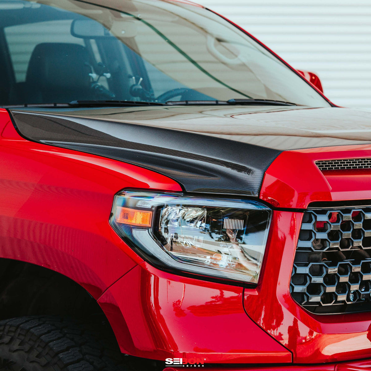 Seibon OEM-Style Carbon Fiber Hood for 2014-2021 Toyota Tundra