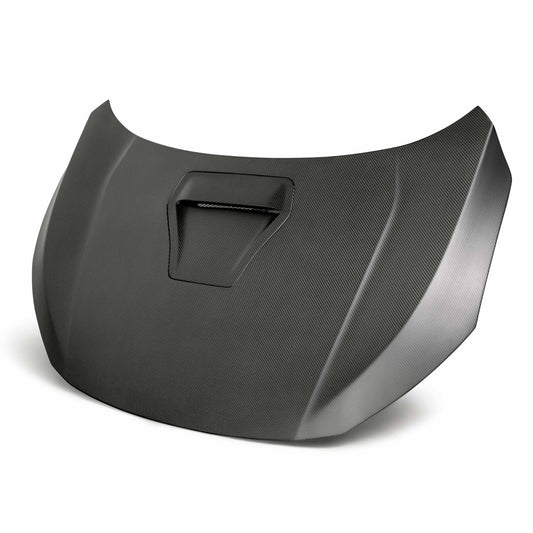 Seibon OEM-style Dry Carbon Fiber Hood for 2017-2021 Honda Civic Type R - Matte
