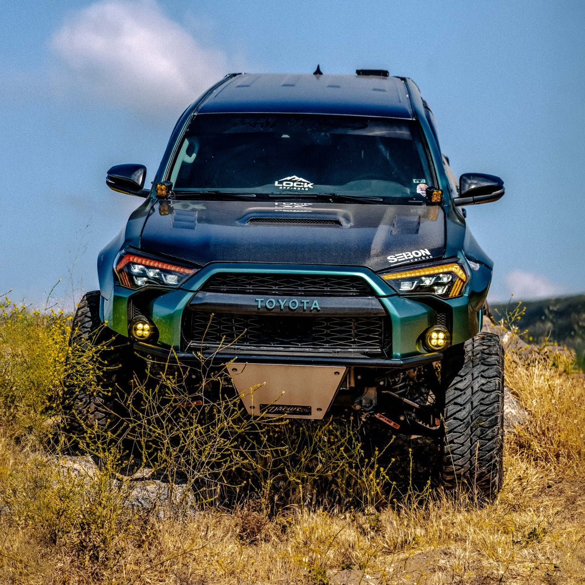 Seibon TS-Style Carbon Fiber Hood for 2010-2024 Toyota 4Runner