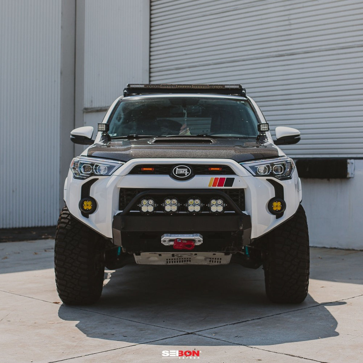 Seibon TS-Style Carbon Fiber Hood for 2010-2024 Toyota 4Runner
