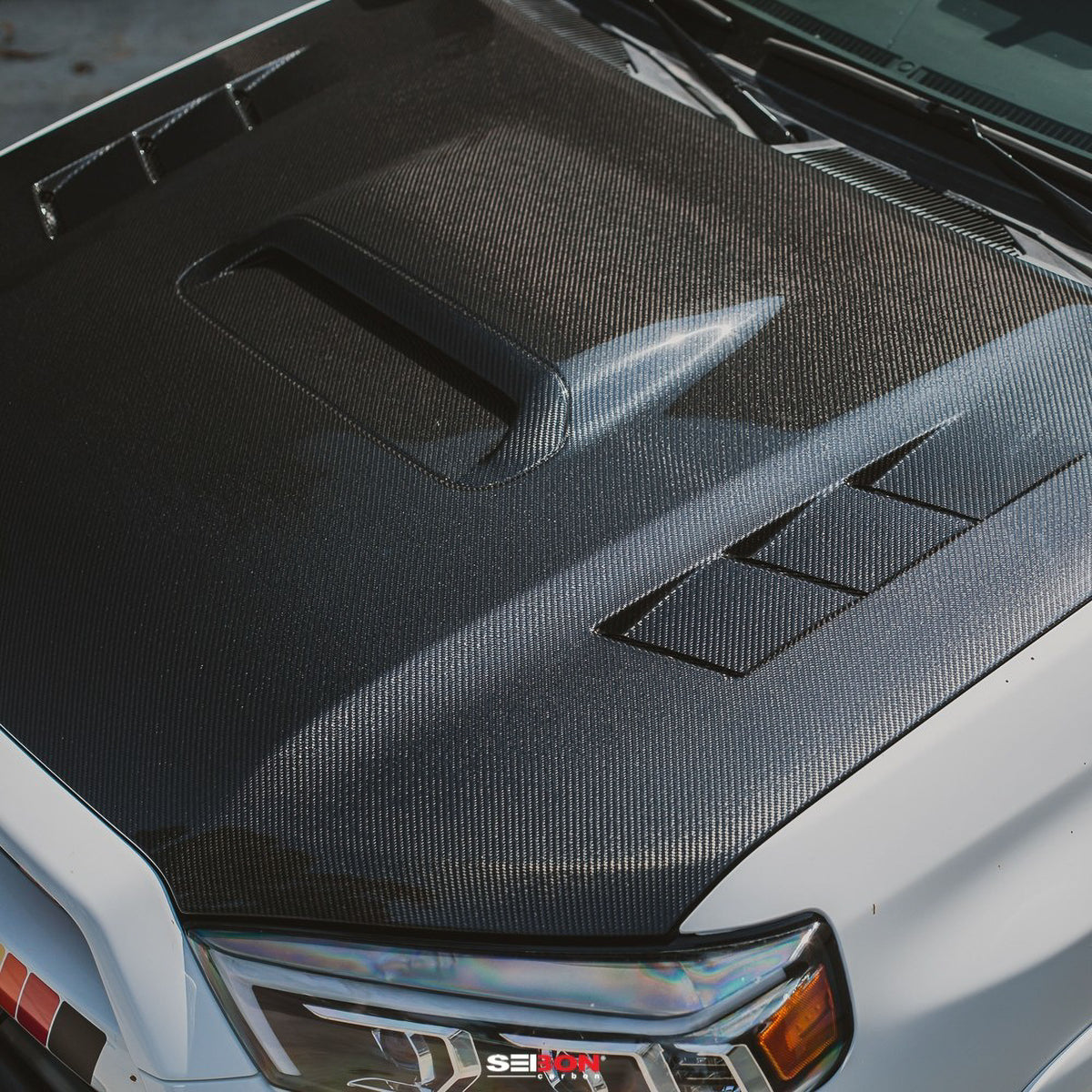 Seibon TS-Style Carbon Fiber Hood for 2010-2024 Toyota 4Runner