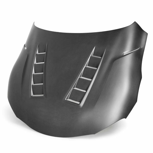 Seibon TS-style DRY Carbon Fiber hood for 2020-2026 Toyota GR Supra - Matte