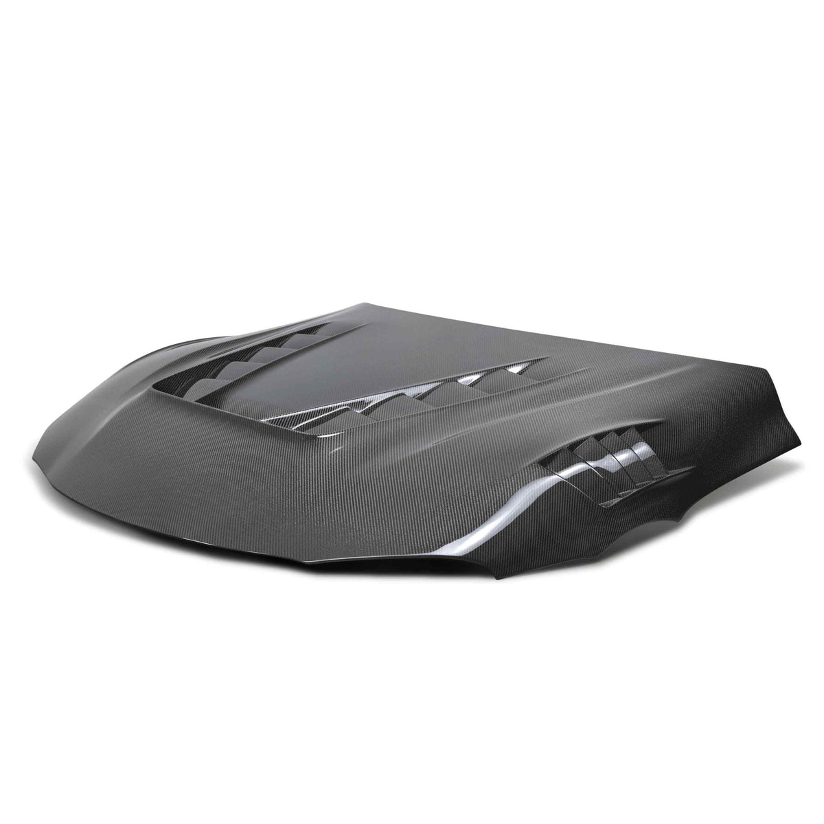 Seibon TV-style double sided carbon fiber hood for 2020-2026 Toyota GR Supra