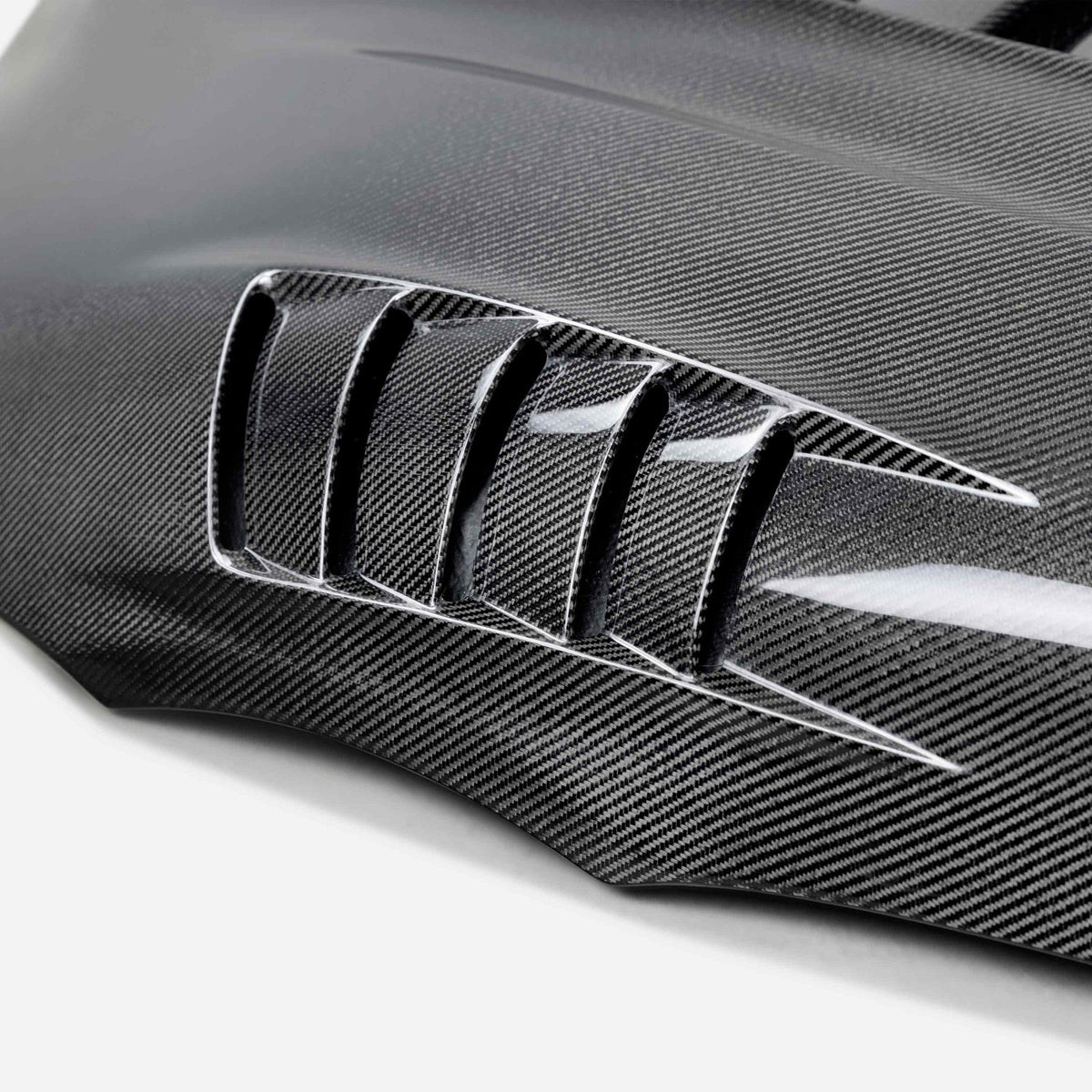 Seibon TV-style double sided carbon fiber hood for 2020-2026 Toyota GR Supra