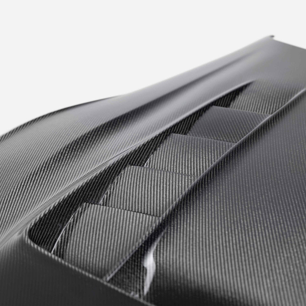 Seibon TV-style double sided carbon fiber hood for 2020-2026 Toyota GR Supra