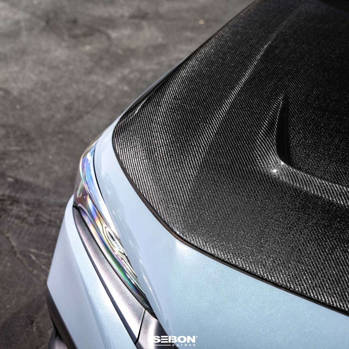 Seibon MR-Style Carbon Fiber Hood for 2022-2026 Honda Civic Sedan / Hatchback