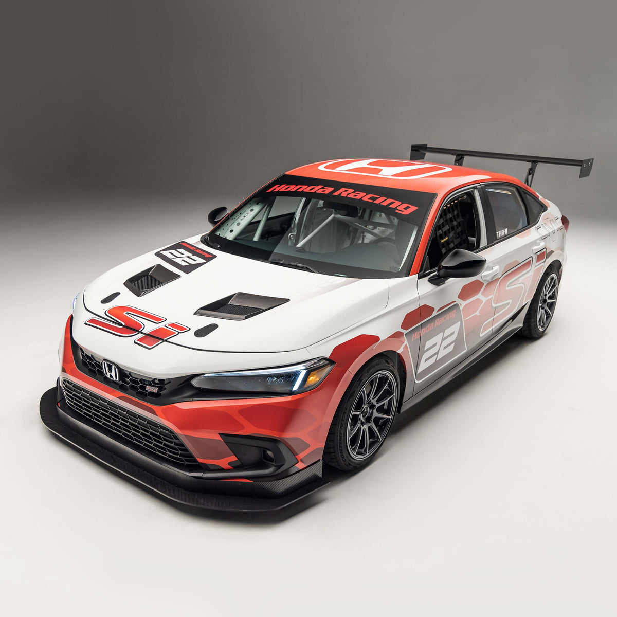 Seibon THRW-Style Carbon Fiber Hood for 2022-2026 Honda Civic Sedan / Hatchback