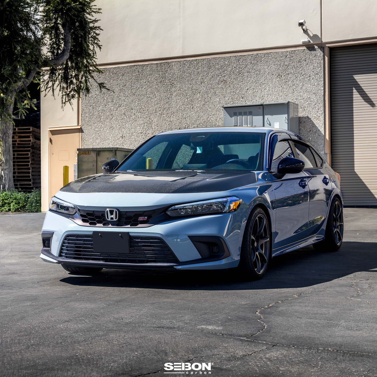 Seibon TS-Style Carbon Fiber Hood for 2022-2026 Honda Civic Sedan / Hatchback