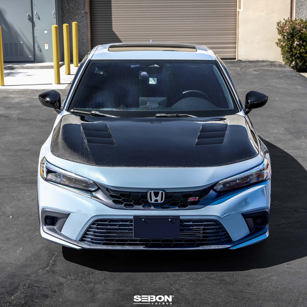 Seibon TS-Style Carbon Fiber Hood for 2022-2026 Honda Civic Sedan / Hatchback