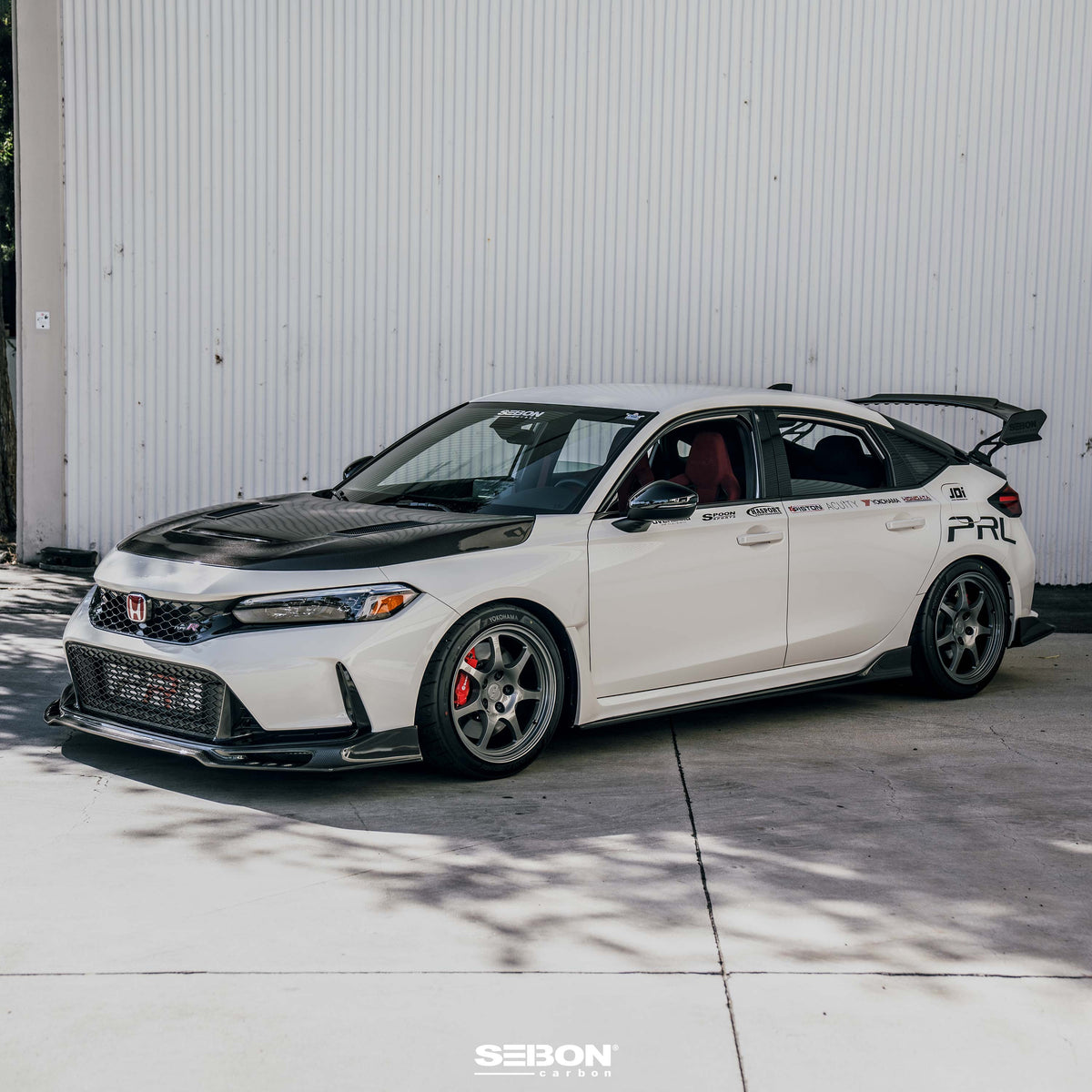Seibon GT-Style Double Sided Carbon Fiber Hood For 2023-2026 Honda Civic Type R