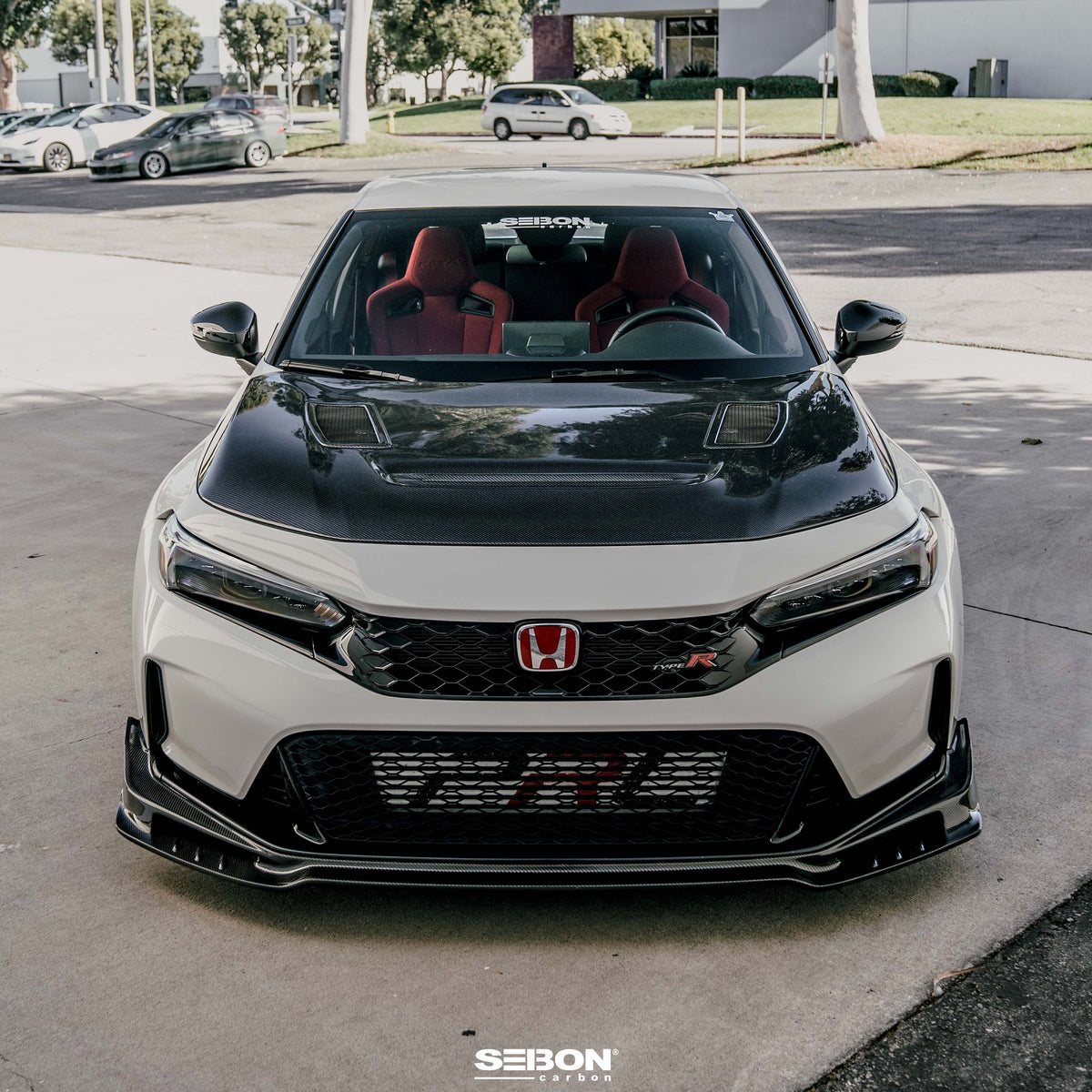 Seibon GT-Style Double Sided Carbon Fiber Hood For 2023-2026 Honda Civic Type R