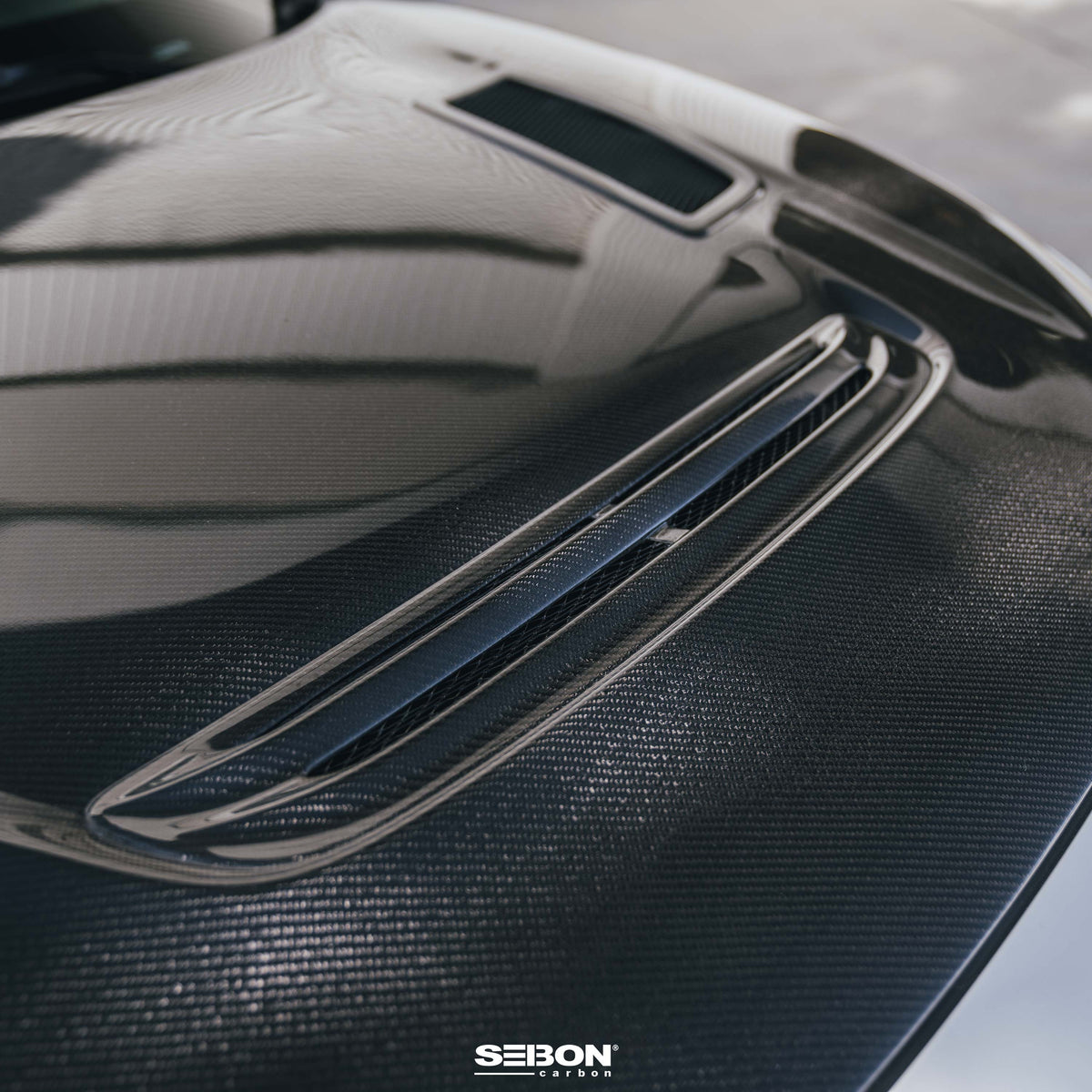 Seibon GT-Style Double Sided Carbon Fiber Hood For 2023-2026 Honda Civic Type R