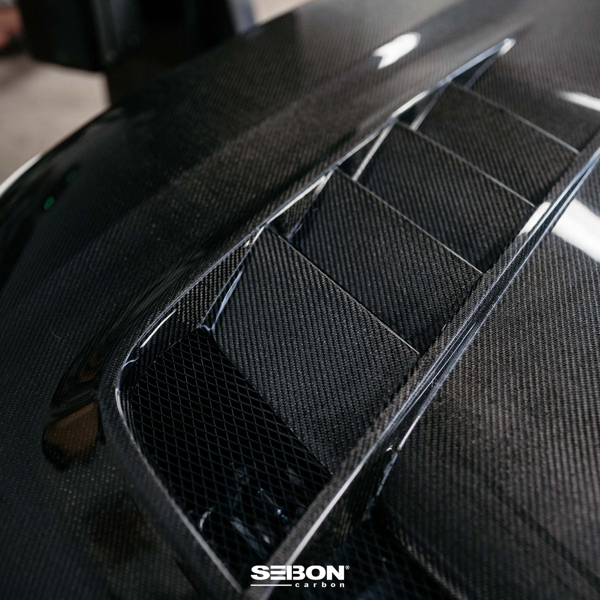 Seibon TV-Style Double Sided Carbon Fiber Hood For 2023-2026 Honda Civic Type R