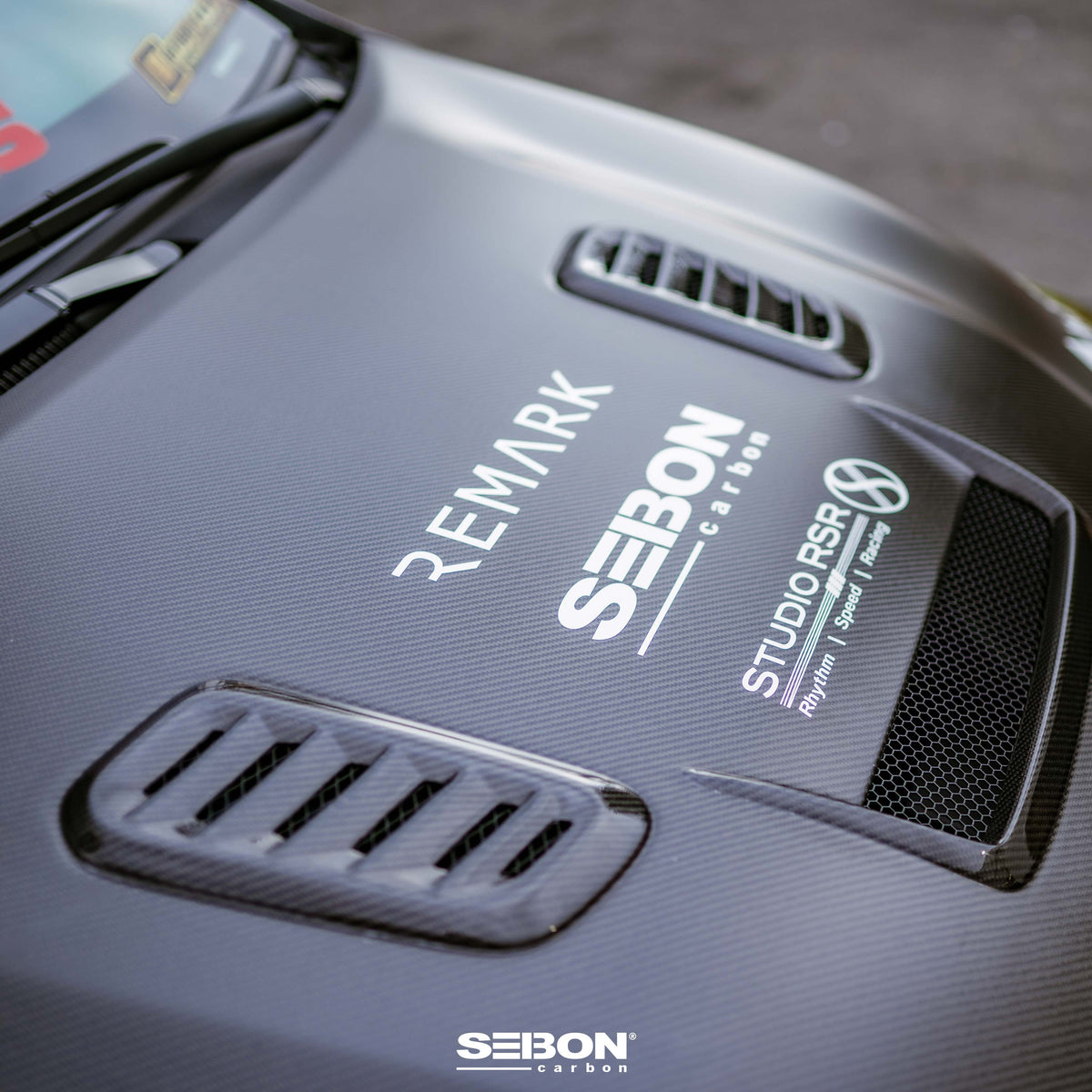 Seibon VS-style Double-Sided Carbon Fiber Hood for 2023-2026 Toyota GR Corolla