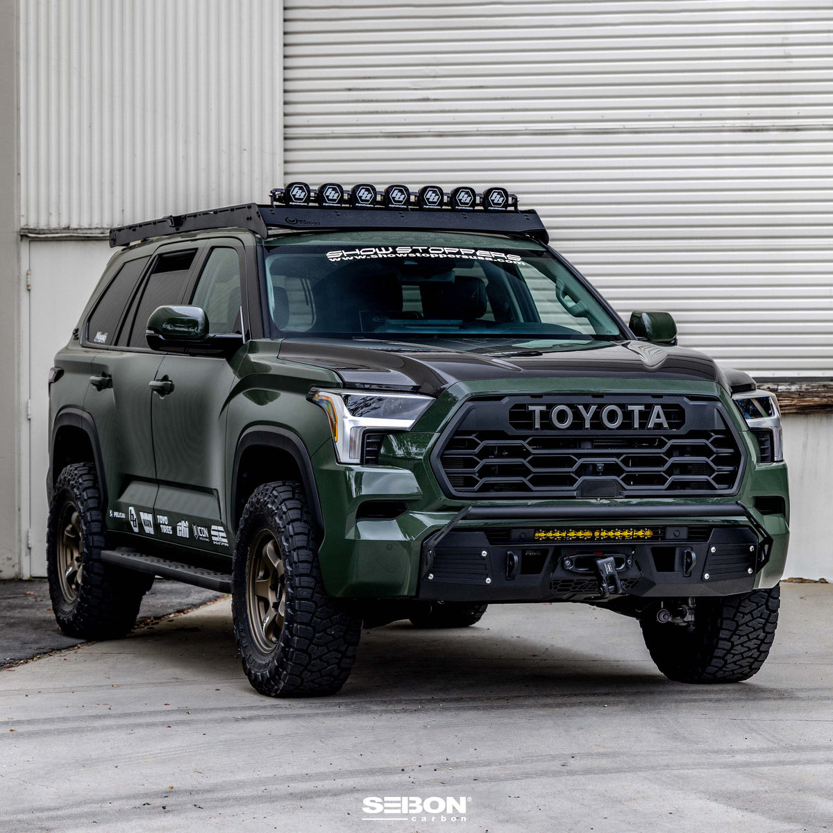 Seibon OEM-Style Carbon Fiber Hood for 2022-2026 Toyota Tundra / 2023-2026 Toyota Sequoia