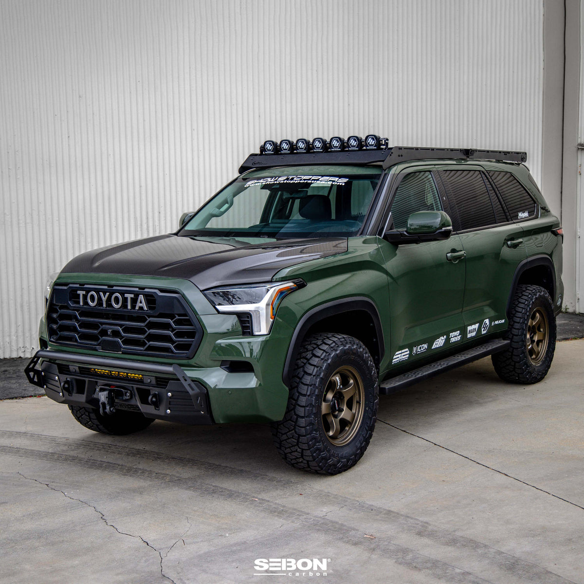 Seibon OEM-Style Carbon Fiber Hood for 2022-2026 Toyota Tundra / 2023-2026 Toyota Sequoia
