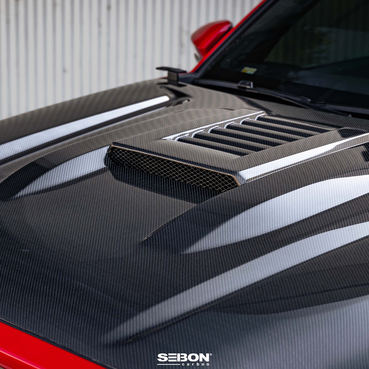 Seibon TR-Style Carbon Fiber Hood for 2024-2026 Toyota Tacoma / 2025-2026 Toyota 4Runner