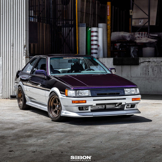 Seibon OEM-Style Carbon Fiber Hood for 1984-1987 JDM Toyota Levin AE86