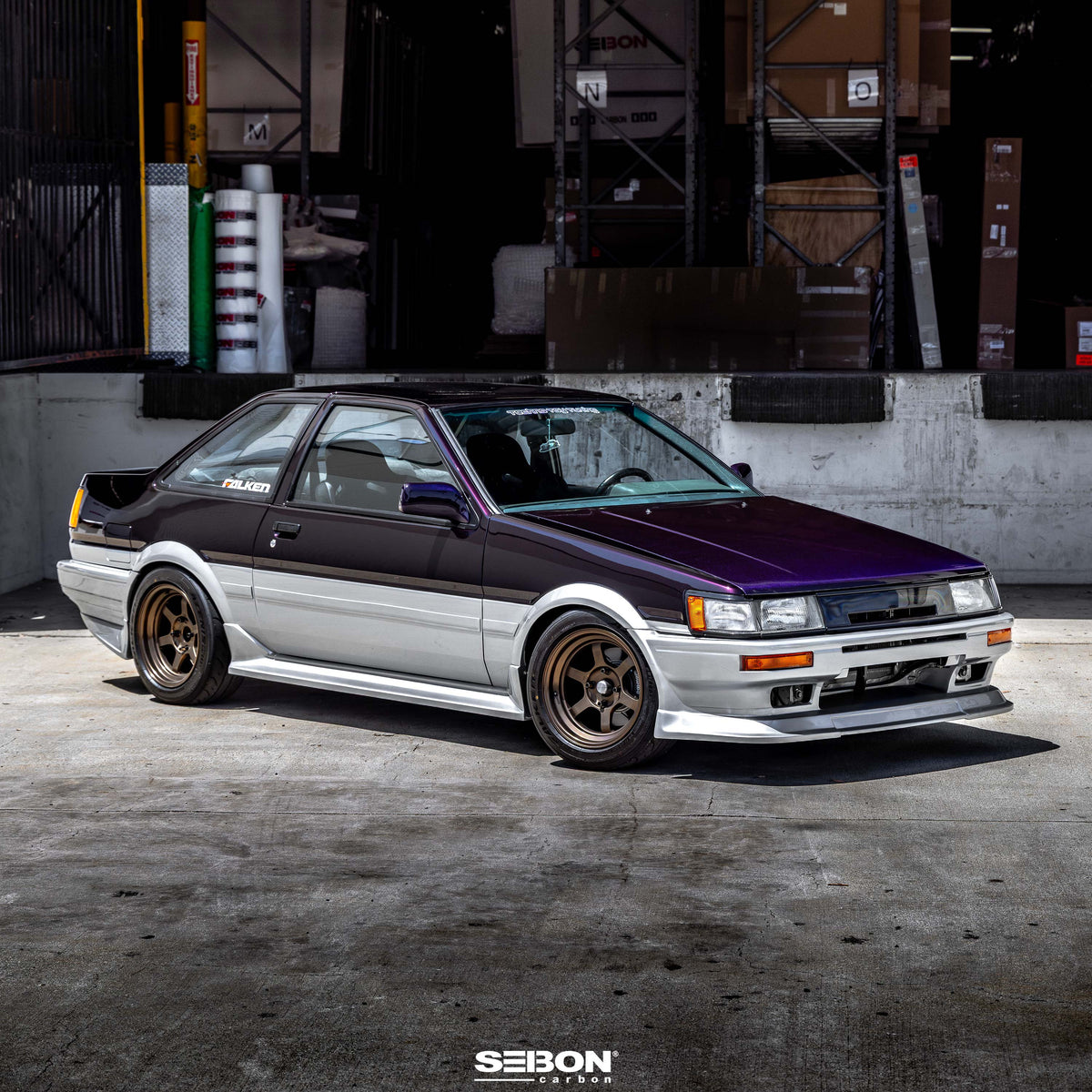 Seibon OEM-Style Carbon Fiber Hood for 1984-1987 JDM Toyota Levin AE86