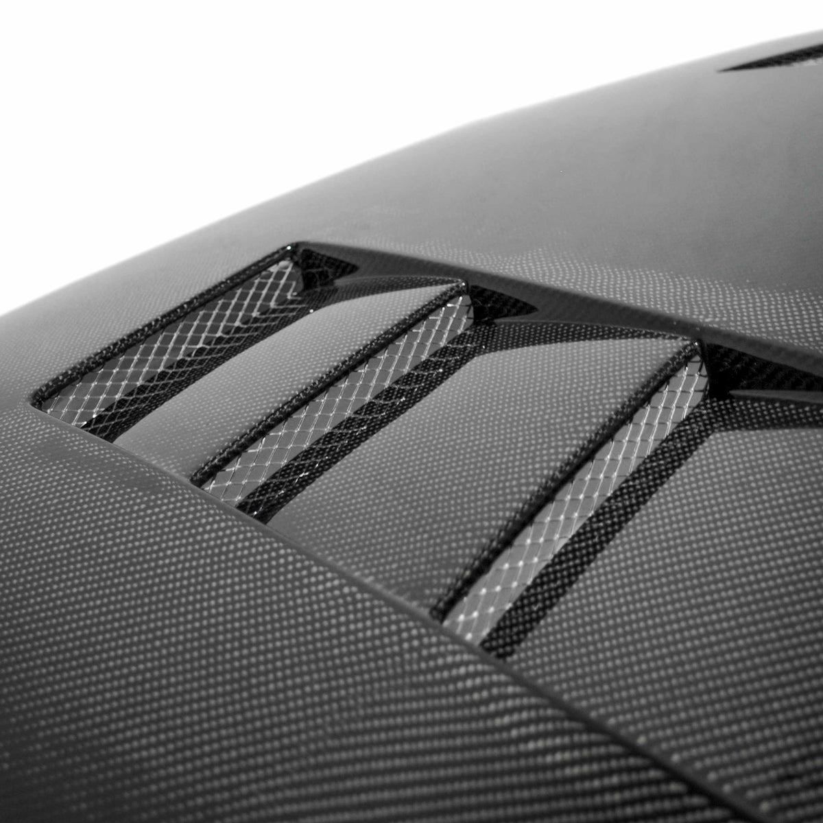 Seibon TS-Style Carbon Fiber Hood for 1992-1995 Honda Civic Coupe/3DR