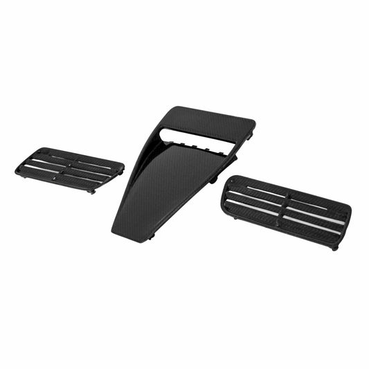 Seibon OEM-Style Carbon Fiber Hood scoop for 2008-2015 Mitsubishi Lancer EVO X
