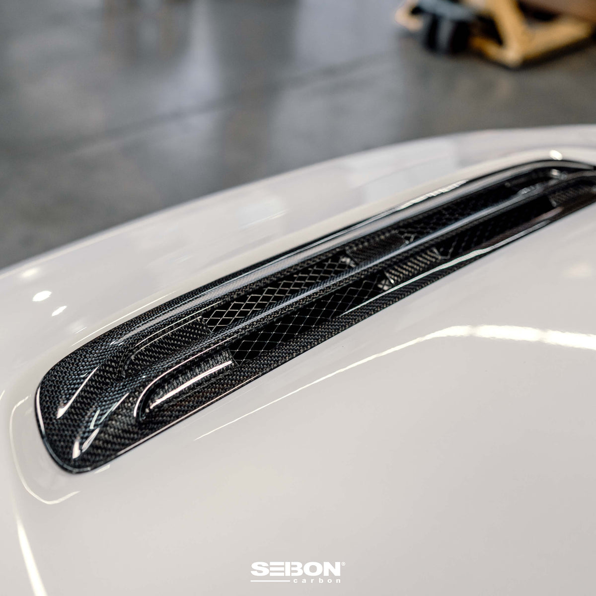 Seibon Carbon Fiber Hood vent for 2023-2026 Honda Civic Type R