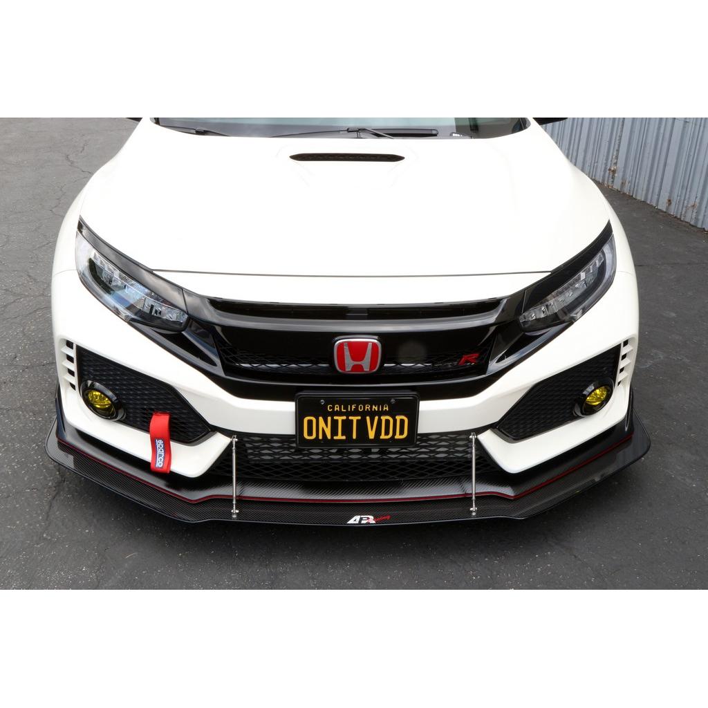 Carbon Fiber Front Wind Splitter- Honda FK8 Civic Type R w/ OEM Lip 2017-2021