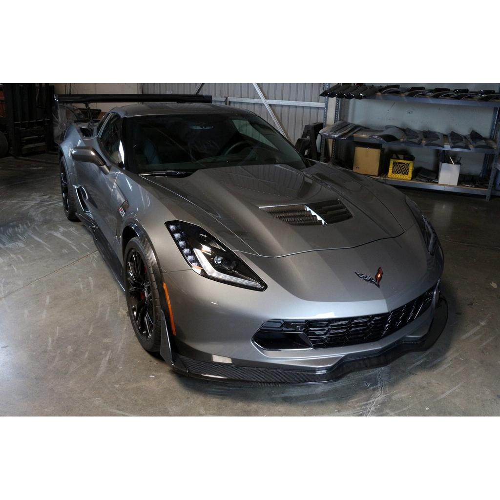 Carbon Fiber Front Airdam/ Lip-Chevrolet Corvette C7/ C7 Z06
