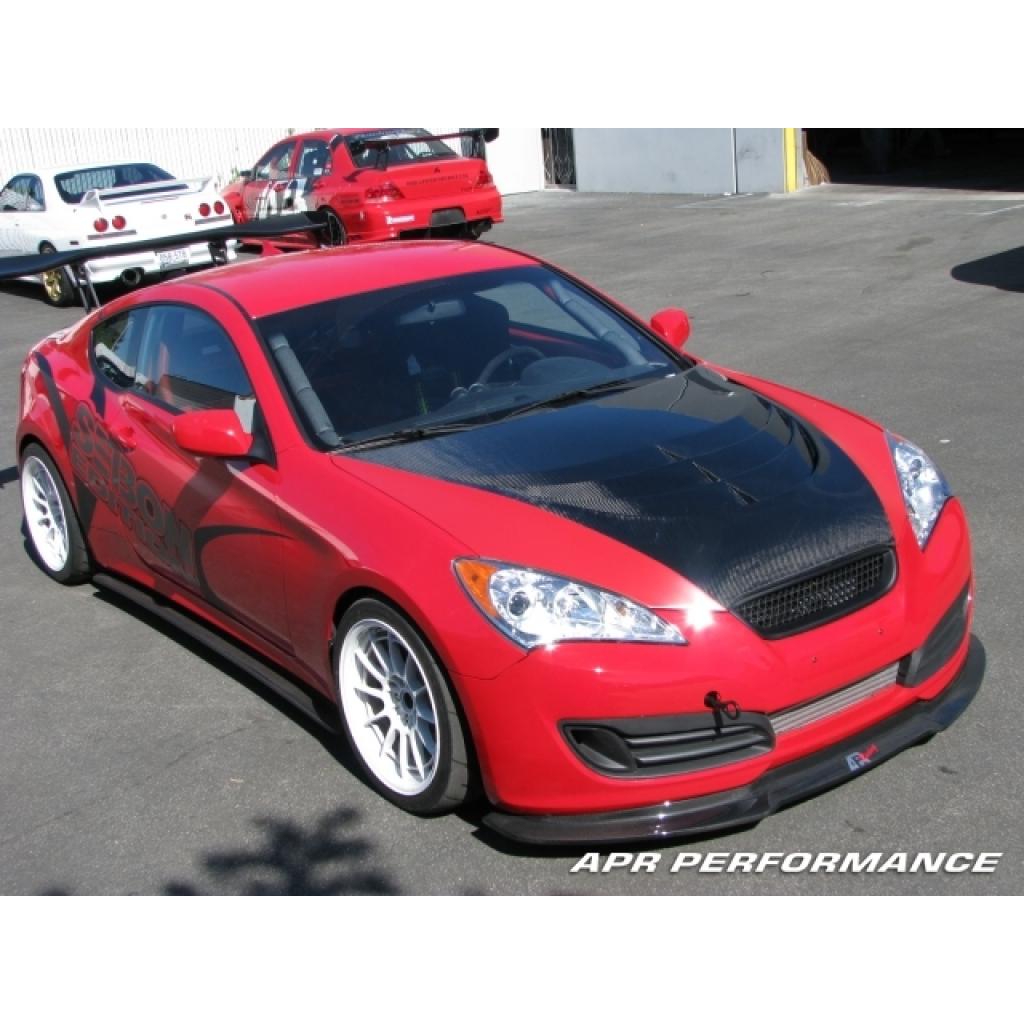 Carbon Fiber Side Rocker Extensions/ Side Skirt-2009-2012 Hyundai Genesis Coupe
