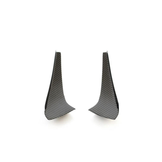 Carbon Fiber Front Bumper Canards- Chevrolet C8 Corvette