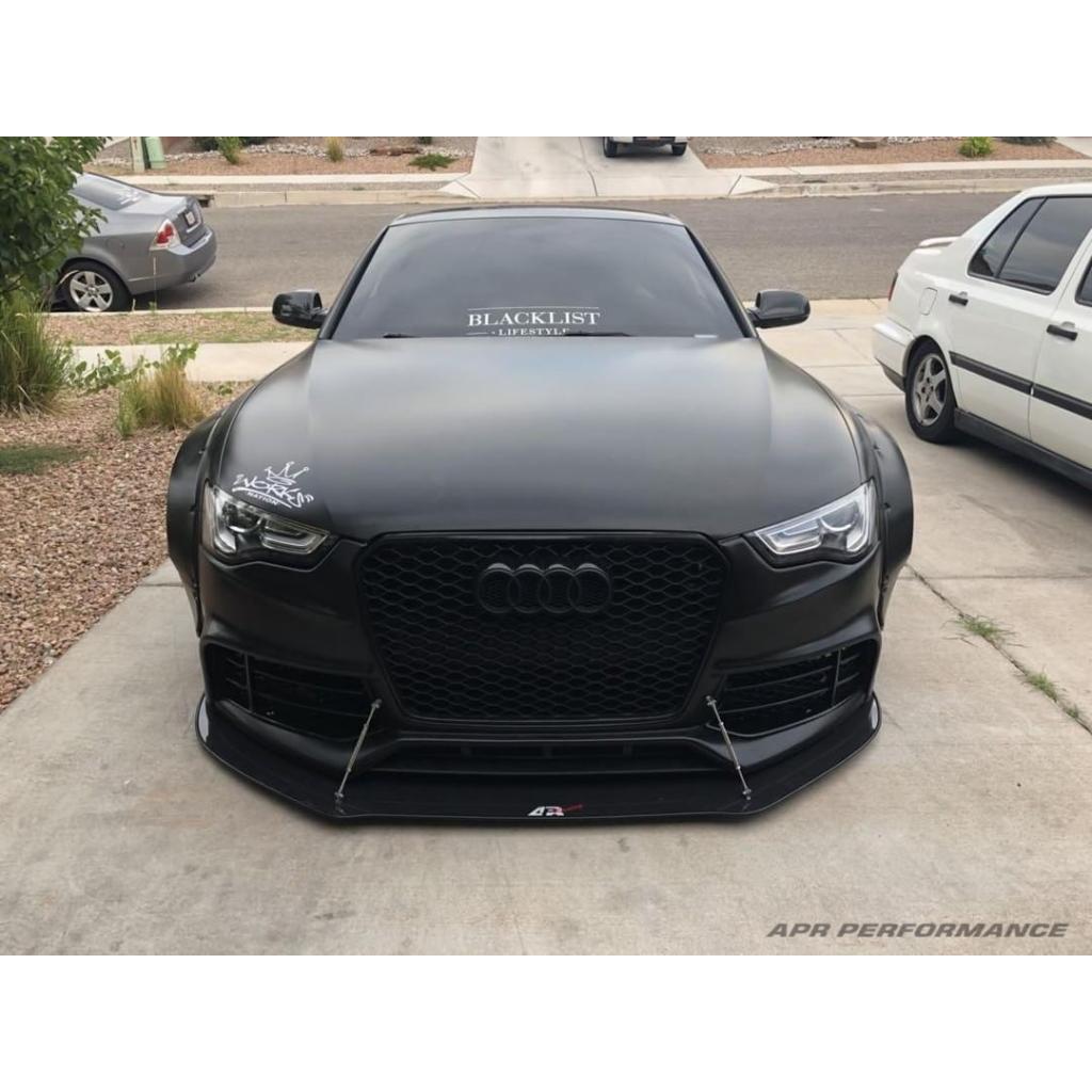 Carbon Fiber Front Wind Splitter - 2013-2017  Audi S5 /RS5 (Stock Bumper)