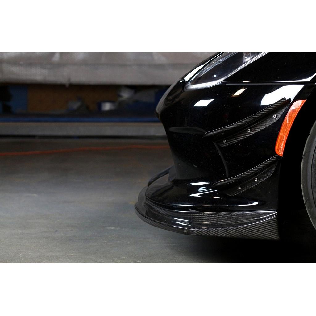 Carbon Fiber Front Bumper Canards - Dodge Viper Coupe 2013-2017