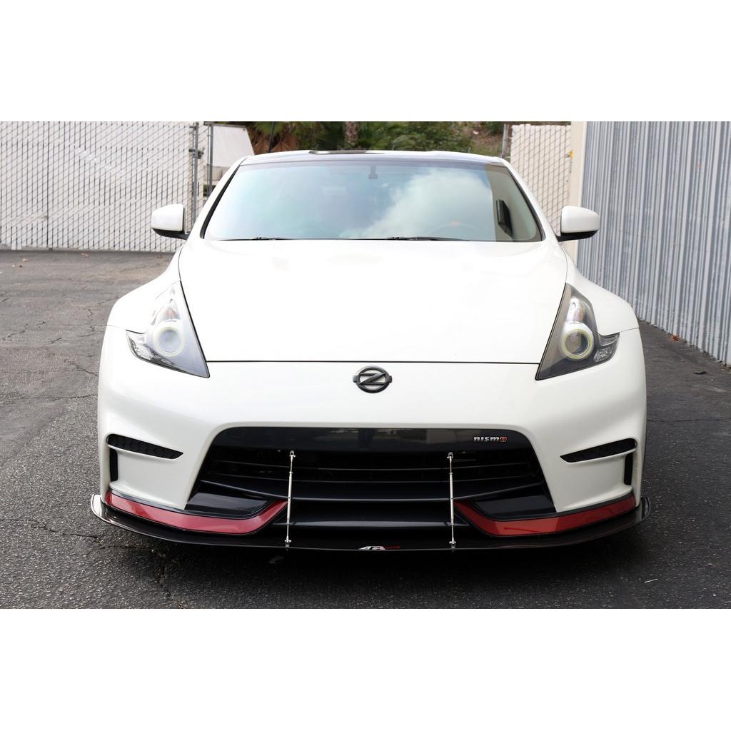 Carbon Fiber Front Wind Splitter - 2015-2020 Nissan 370Z Nismo Bumper