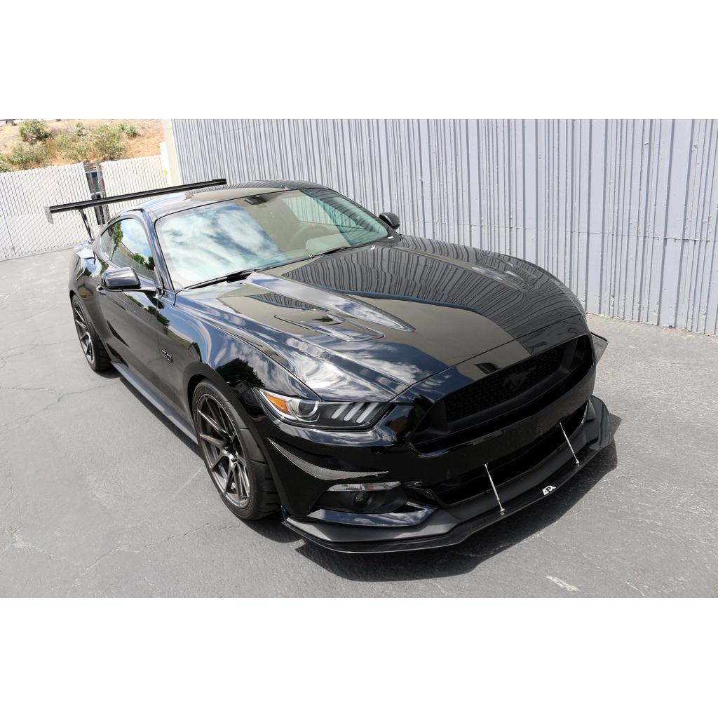 Carbon Fiber Front Bumper Canards- 2015-2017 Ford S550 Mustang