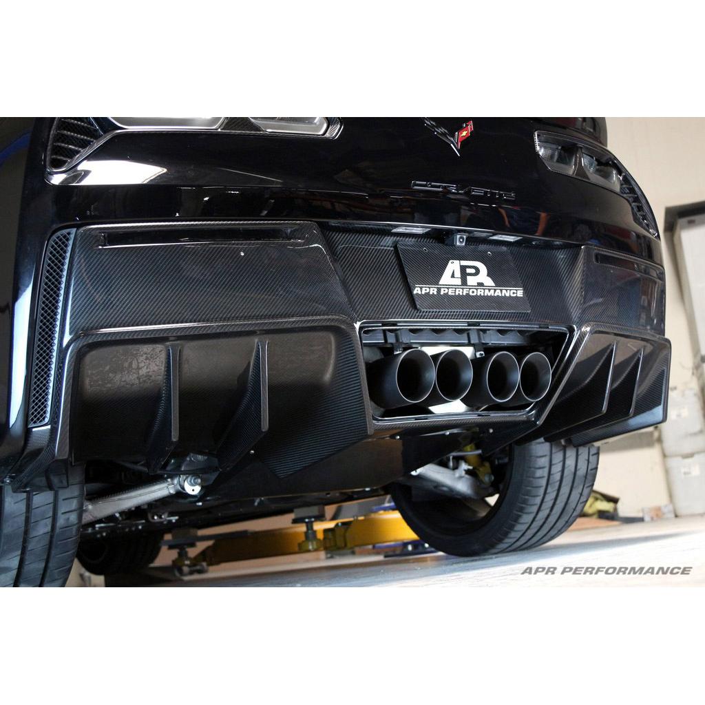Carbon Fiber Rear Diffuser (Version 2)-Chevrolet C7 Corvette Z06